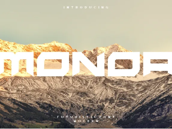 Monoa font