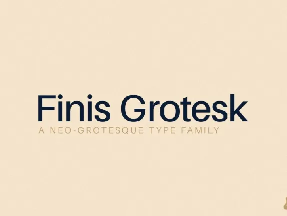 Finis Grotesk Family font