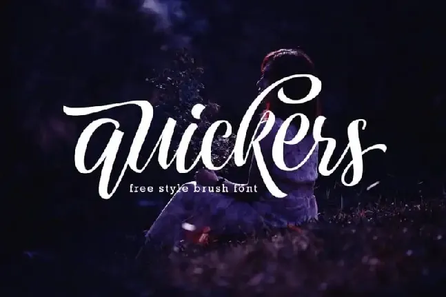 Quickers Script font