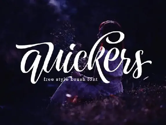 Quickers Script font