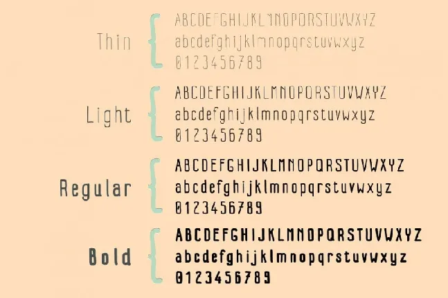 Impreciso Handmade Family font