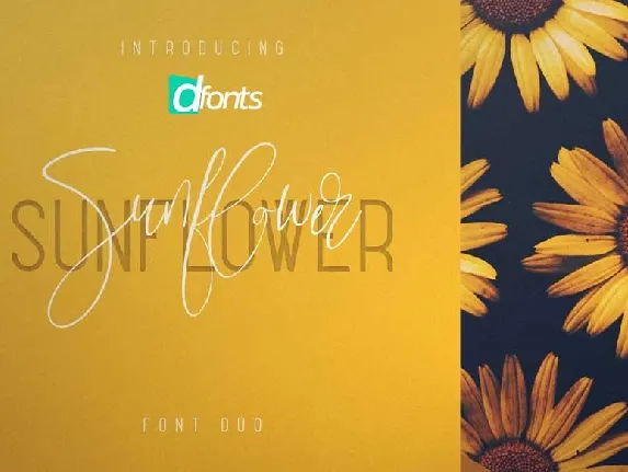 Sunflower Duo font