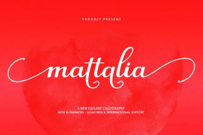 Mattalia font