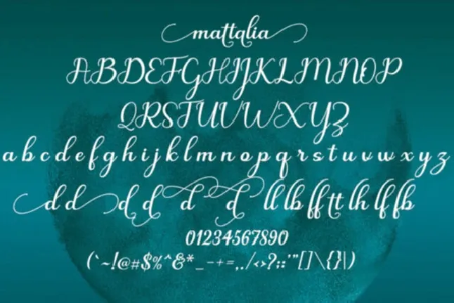 Mattalia font