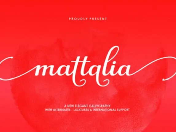 Mattalia font