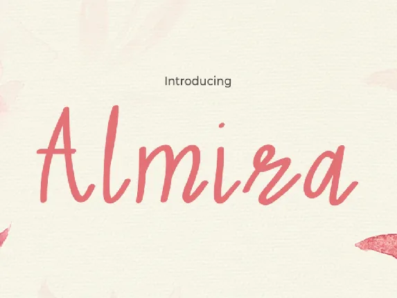 Almira font