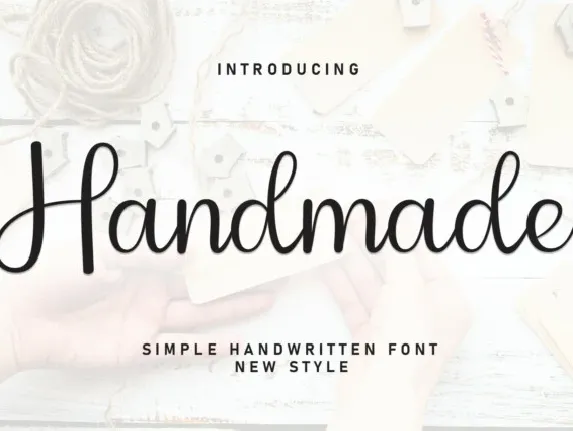 Handmade Script Typeface font