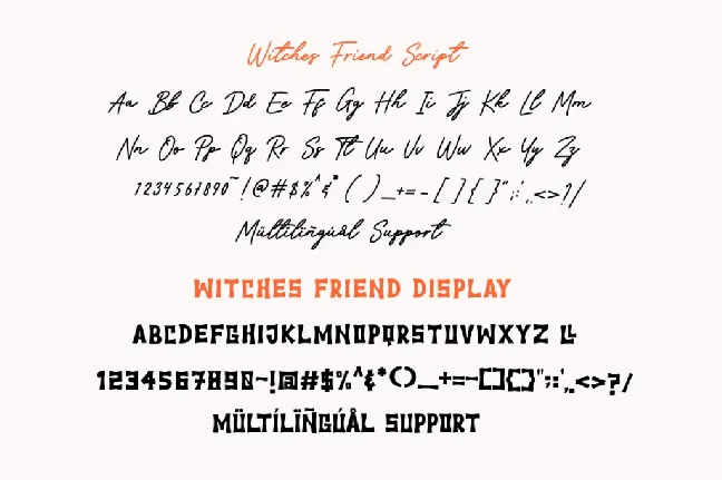 Witches Friend Script font