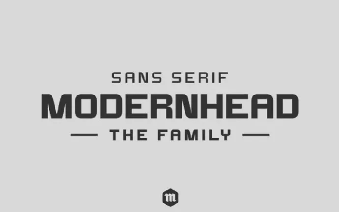 Modernhead Sans Serif font