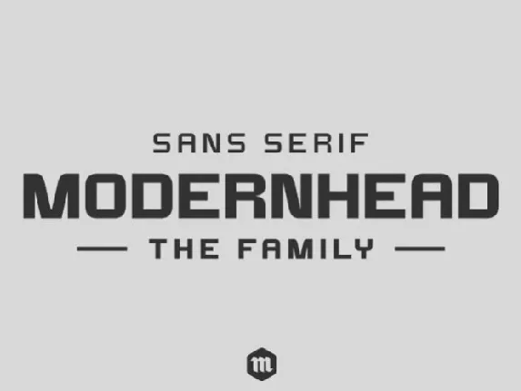 Modernhead Sans Serif font