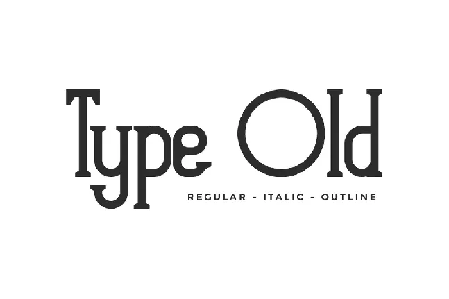 Type Old Demo font