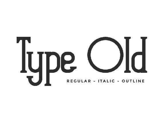 Type Old Demo font