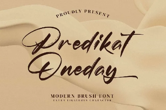 Predikat Oneday font