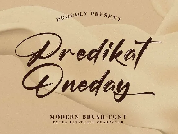 Predikat Oneday font