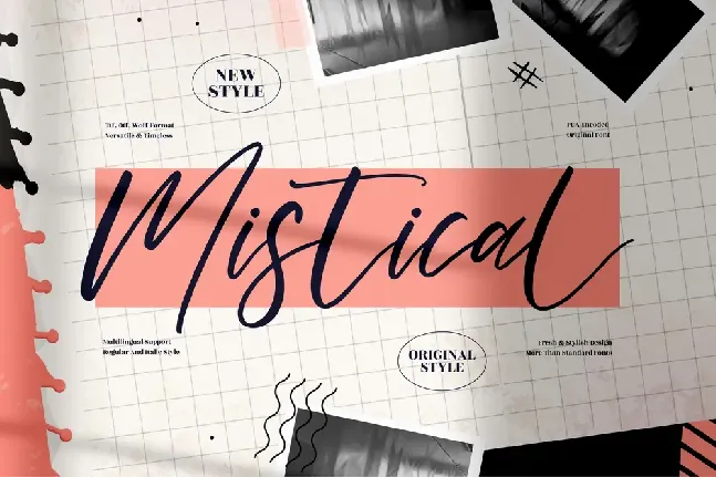 Mistical font