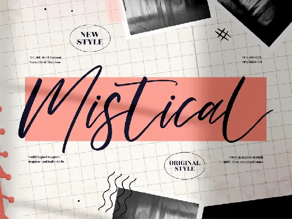 Mistical font