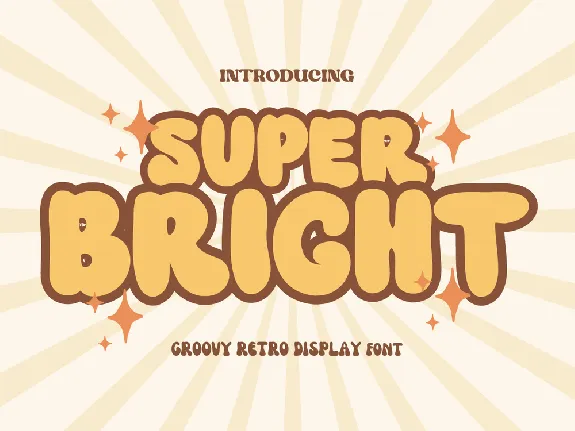 SUPER BRIGHT font