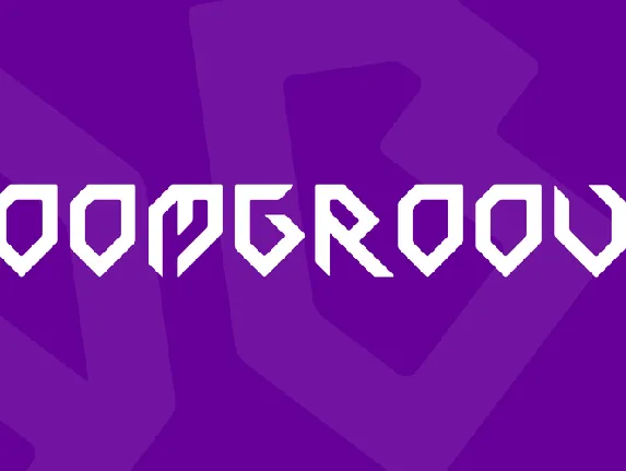 Zoomgroove font