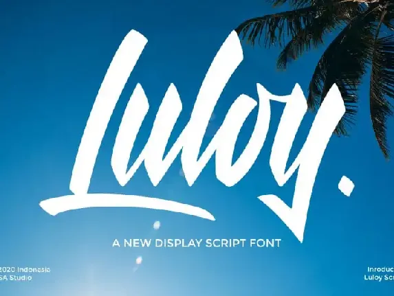 Luloy Script font