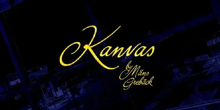 Kanvas Calligraphy font