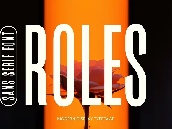 Roles font