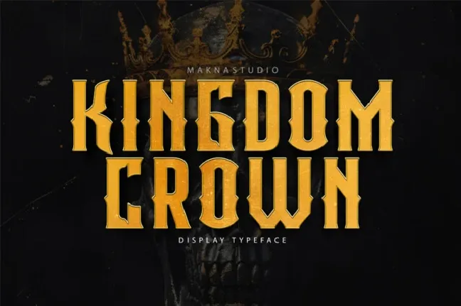 Kingdom Crown font