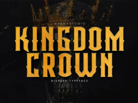 Kingdom Crown font