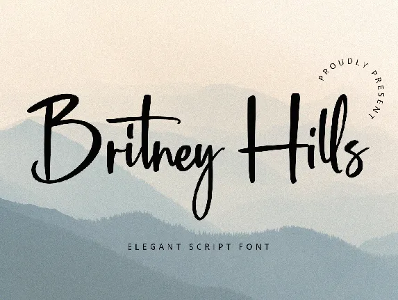 Britney Hills font