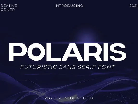 Polaris font