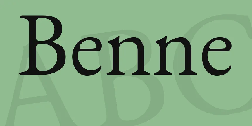 Benne font