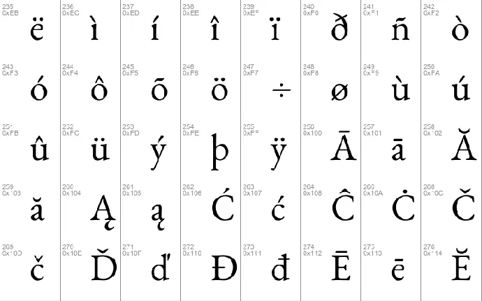 Benne font