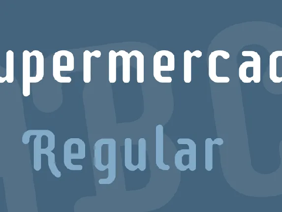 Supermercado font