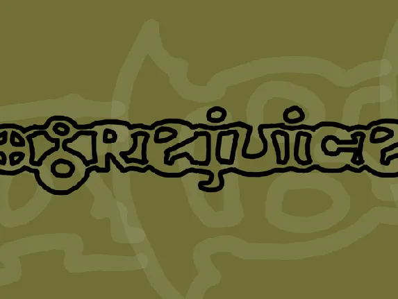 {ogrejuice} font