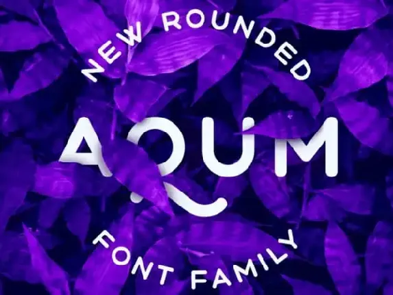 Aqum 2 Sans Serif Family font