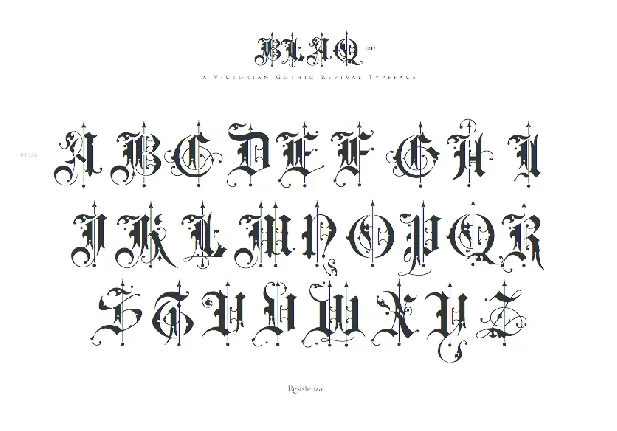 BLAQ Family font