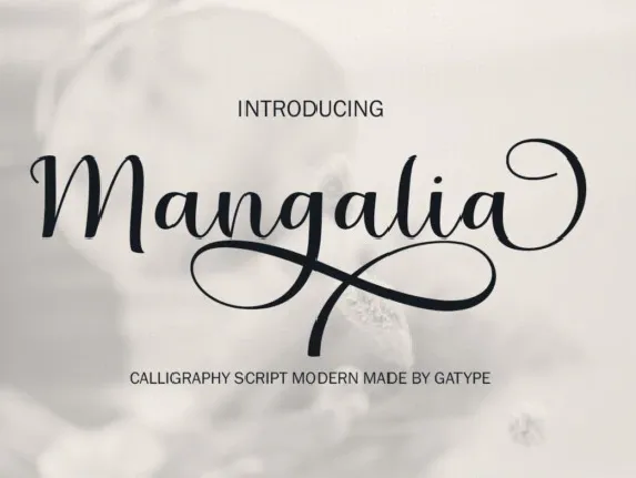 Manggalia font