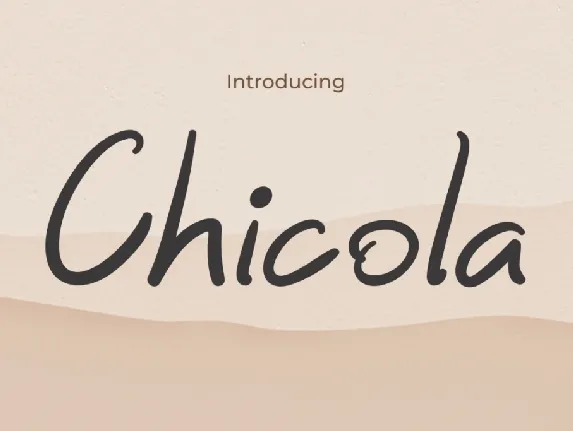 Chicola font