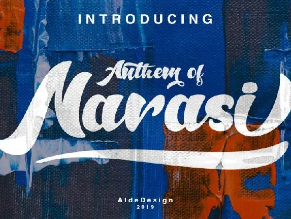 Anthem of Narasi Script font