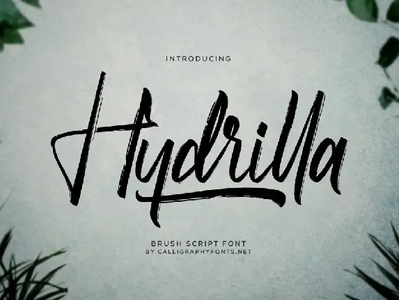 Hydrilla Demo font