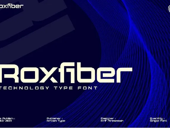 Roxfiber font