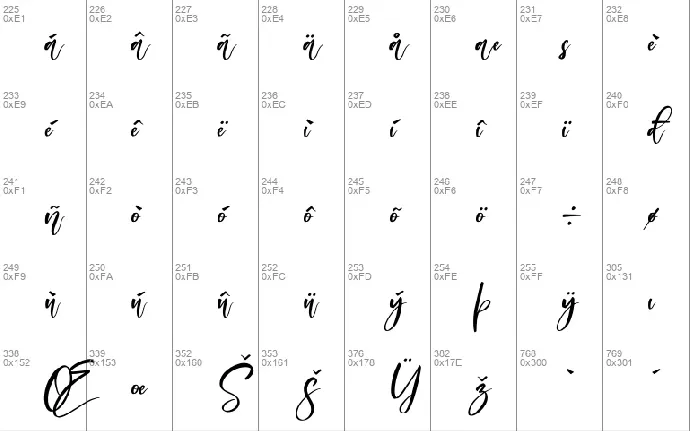 Delashanty font