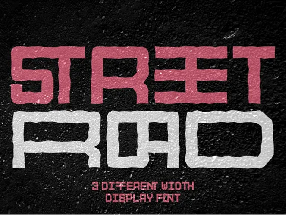 STREETROAD font