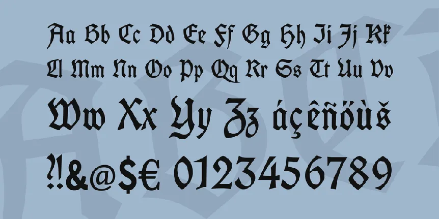 UnifrakturCook font