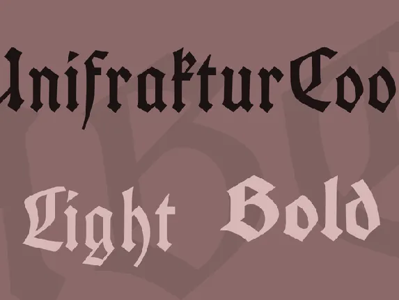 UnifrakturCook font