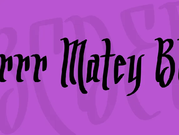 Arrr Matey BB font