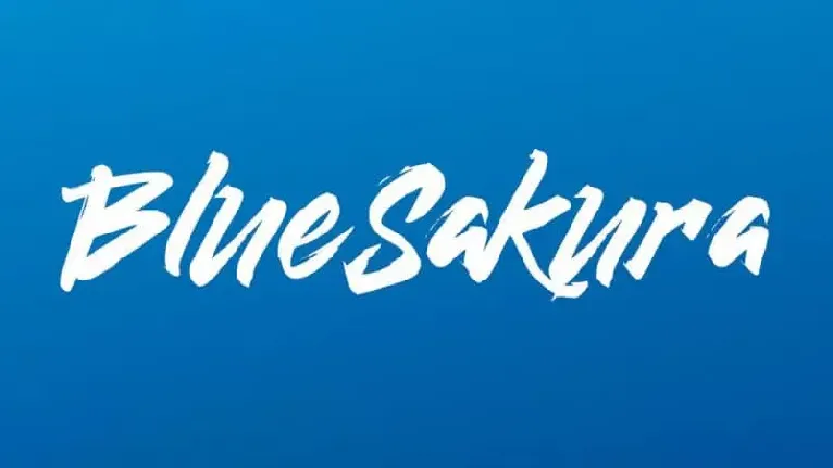 BlueSakura Brush font