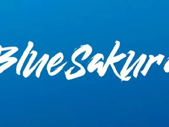 BlueSakura Brush font