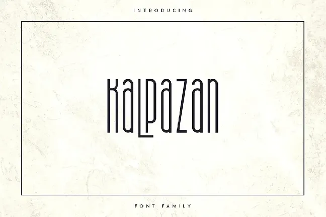 Kalpazan Family font