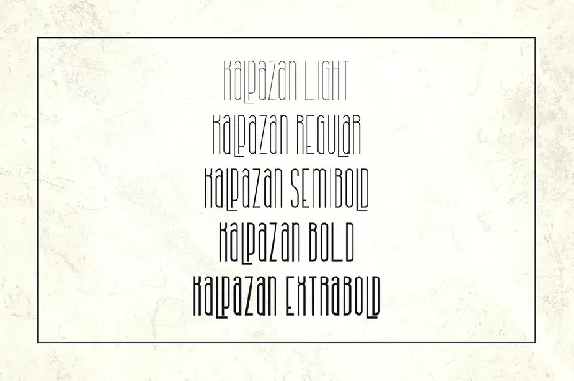 Kalpazan Family font