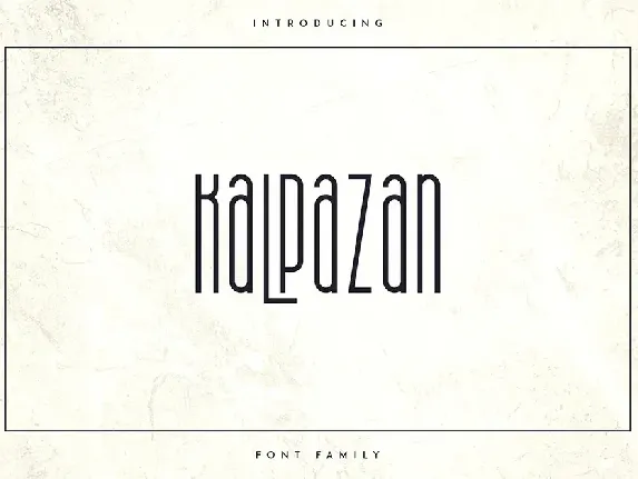 Kalpazan Family font